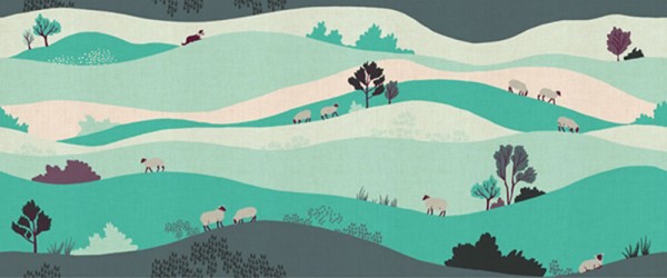 London Town by Sara Mulvanny London Town Box Hill - Teal