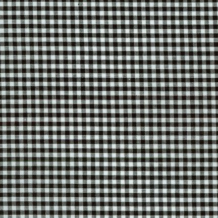 Carolina Gingham cotton yarn dyed black