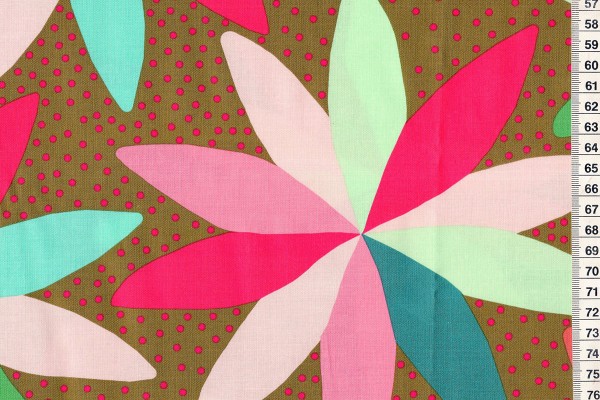 Anna Maria Horner Passionflower Cartwheel brown
