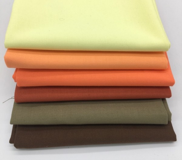 Fat Quarter Set Kona Cotton Solids earth