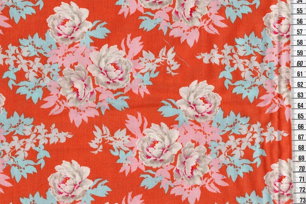 Baumwolldruck Tilda Sunkiss Beach Peony Ginger