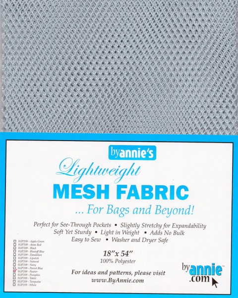 by annie's Mesh Fabric lightweight pewter