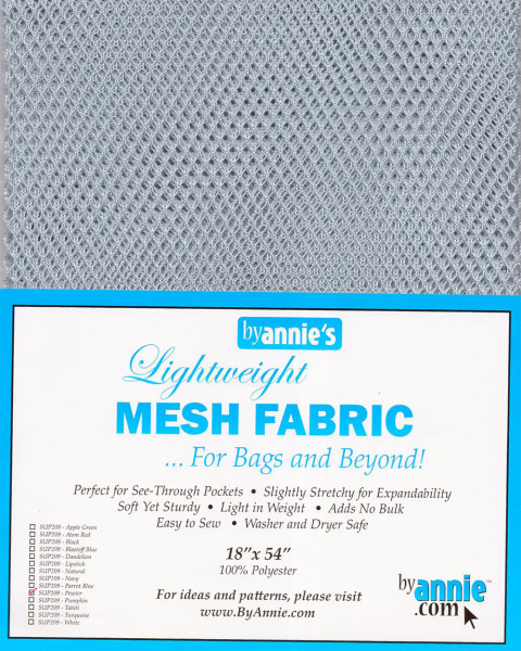 by annie's Mesh Fabric lightweight pewter