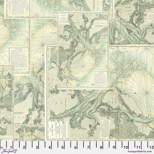 Tim Holtz Palette Teal Map