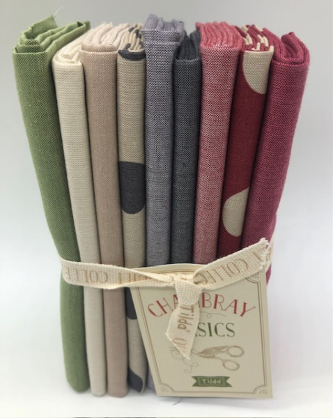 Fat Quarter Set Tilda Chambray basics creating memories winter