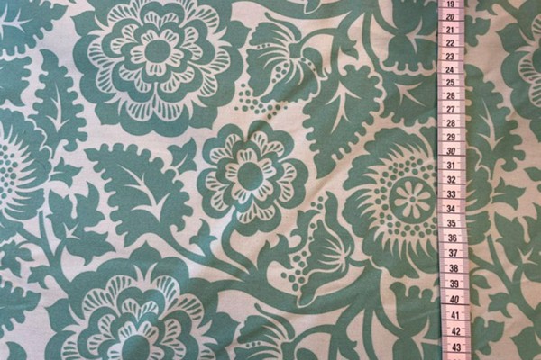Joel Dewberry Heirloom Deco Blockprint Blossom Jade
