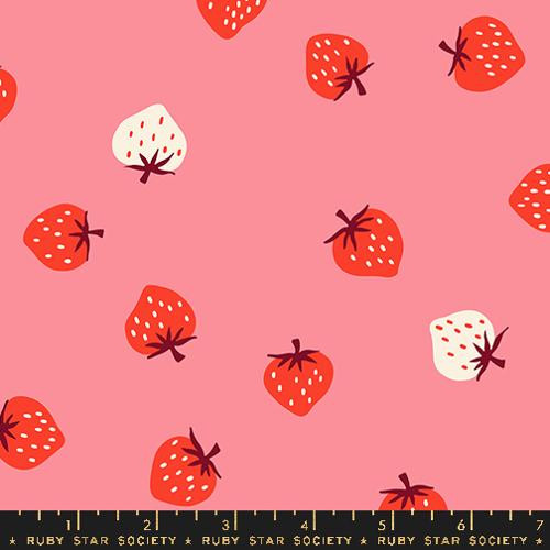 Ruby Star Society Strawberry by Kimberly Kight Strawberry Toss Ruby