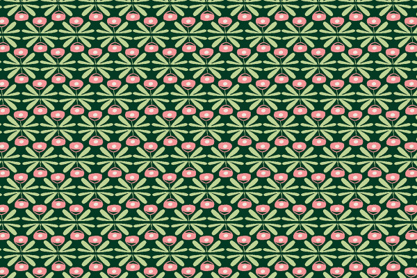 Cotton and Steel Loli's Garden Ana Sanfelippo Begonia Fields of Green