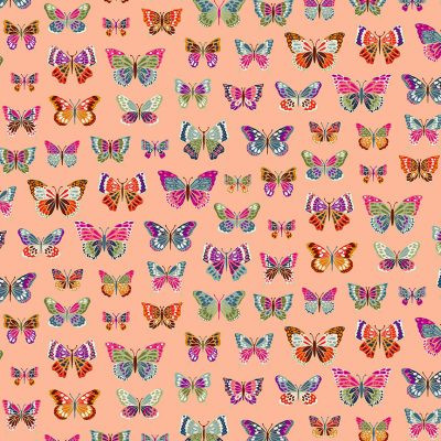 Luxe Butterflies Peach