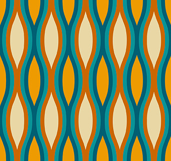 Retro Geos by Leanne Friedberg Ogee Teal