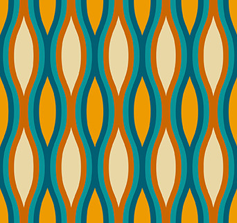 Retro Geos by Leanne Friedberg Ogee Teal