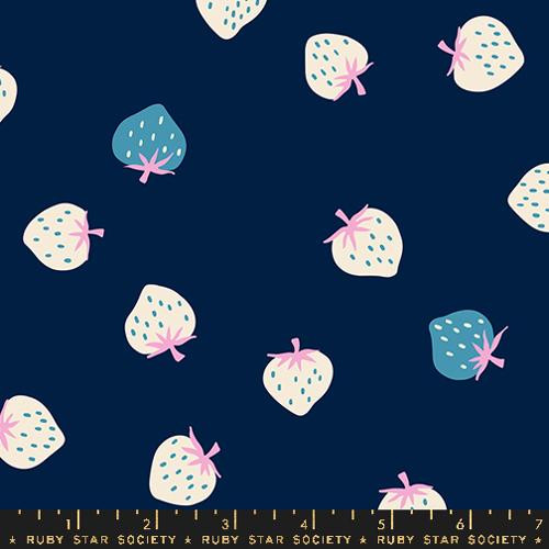 Ruby Star Society Strawberry by Kimberly Kight Strawberry Toss Navy
