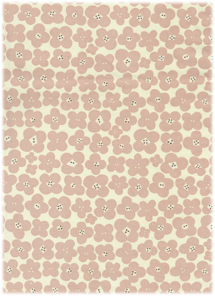 Kokka Oxford Flower rose