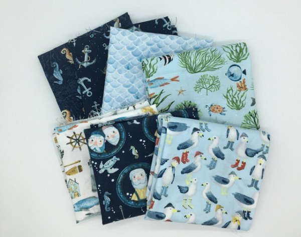 Fat Quarter Set Dear Stella Hook Line and Sinker