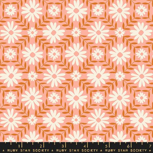Ruby Star Society Jen Hewett Endpaper Vintage Flowers Bashfull