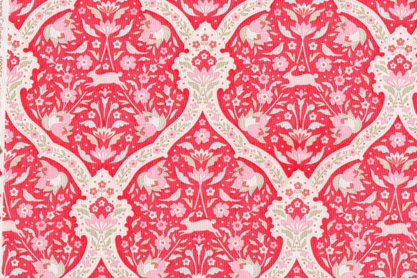 Tilda Bon Voyage Hare Tile Red