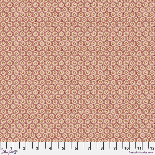 Baumwoll-Voile Cotton Lawn Bexleyheath Morris&Co Honeycomb Berry