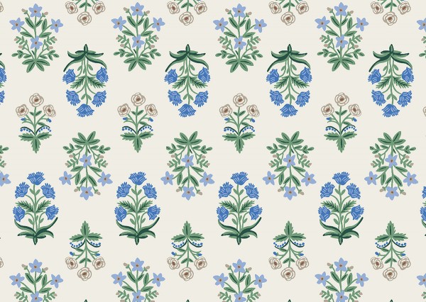 Camont by Rifle Paper Mughal Rose Blue