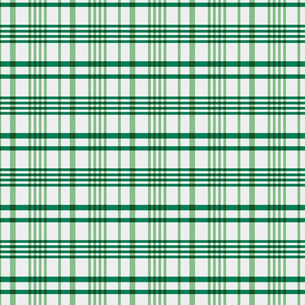 Art Gallery Daisy Maureen Cracknell Happy Plaid vert