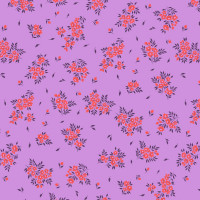 Tula Pink Full Moon Forest II True Colors What a Ditz Heliotrope