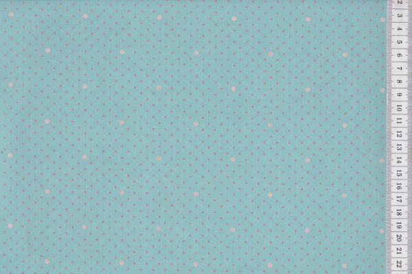 Wachstuch Dottie Dot aqua sky