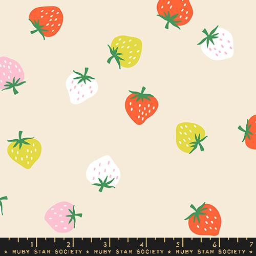 Ruby Star Society Strawberry by Kimberly Kight Strawberry Toss Shell