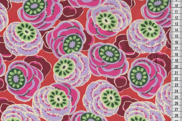 Amy Butler DreamWeaver Cloudel Floral persimmon