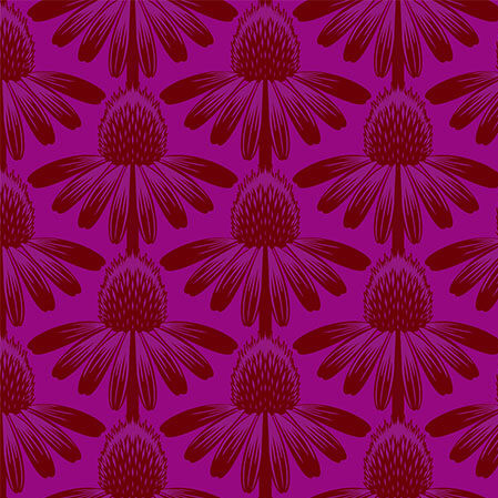 Anna Maria Parry Indelible Coneflower magenta