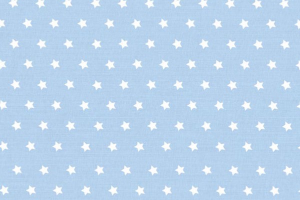 Westfalenstoffe Capri Sterne hellblau/weiß
