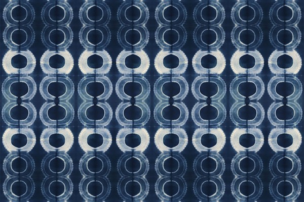 Shirbori Dye indigo by Kim Eichler-Messmer