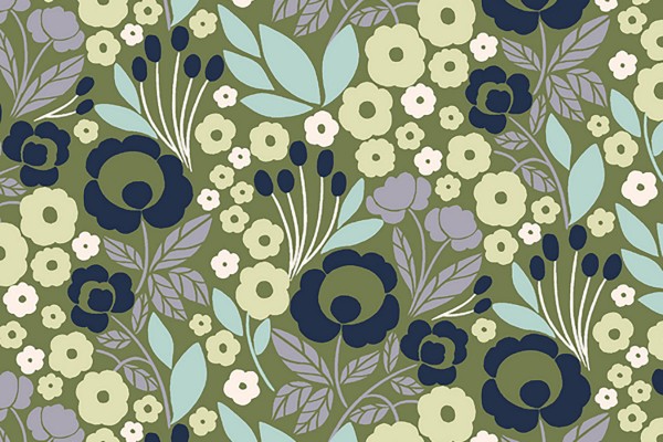 Penny Cress Garden Megan Carter Agnes Wishful Green