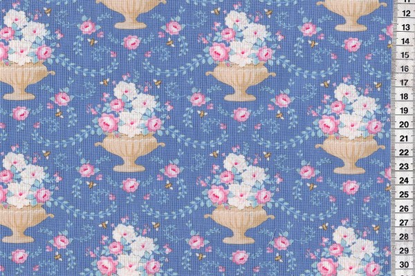 Tilda Happy Campers Flowerbees Blue