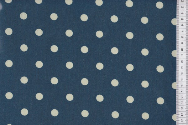 Wachstuch Dots Big Dusty Petrol/Spring Green