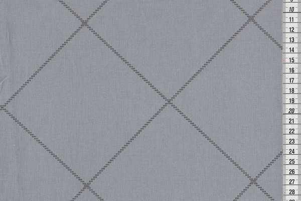 Dekostoff Tiles Dusty Blue/Charcoal