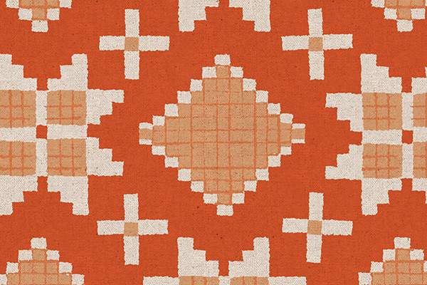 Ruby Star Society CANVAS Heirloom - Star Linen Red