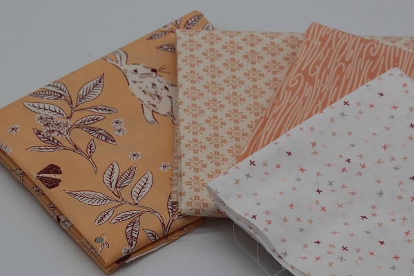 Fat Quarter Set Stashbuilder apricot