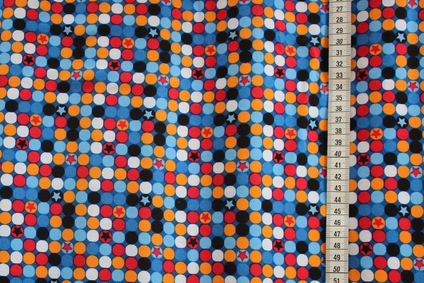 Lillestoff Biojersey Punkte mit Sternen by Enemenemeins