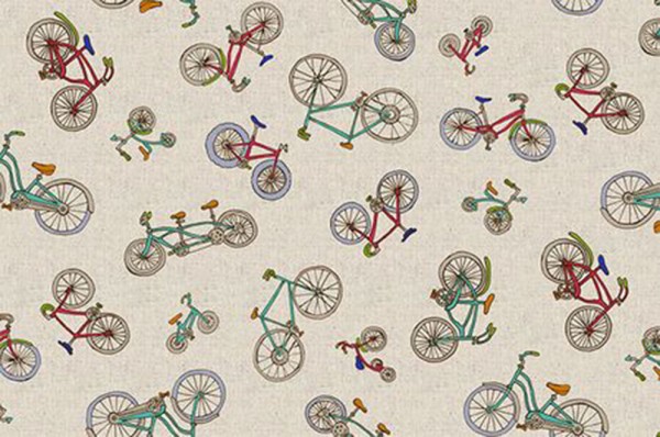 Cosmo Textiles Bicycle beige