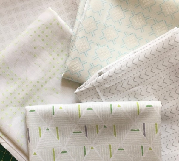 Fat Quarter Set Mod Cloth Sew Kind of Wonderful Low Volume