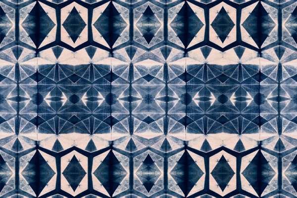 Shirbori Dye indigo by Kim Eichler-Messmer