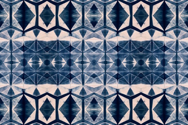 Shirbori Dye indigo by Kim Eichler-Messmer