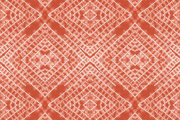 Shirbori Dye coral by Kim Eichler-Messmer