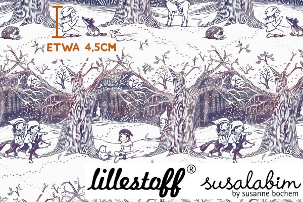 Lillestoff Summersweat Susalabims Winterwald Verlauf