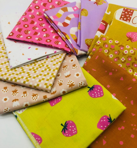Fat Quarter Set Ruby Star Society Kimberly Kight Picture Book goldenrod