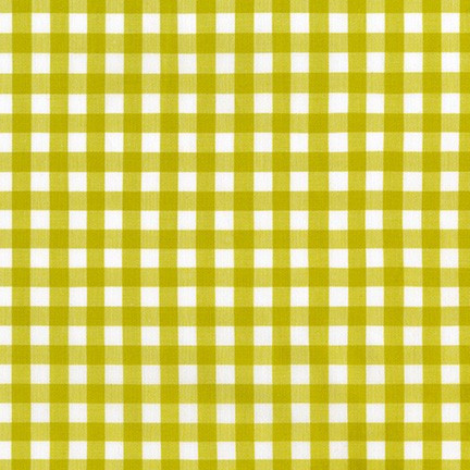 Elizabeth Hartman Kitchen Window Wovens Gingham Pickle