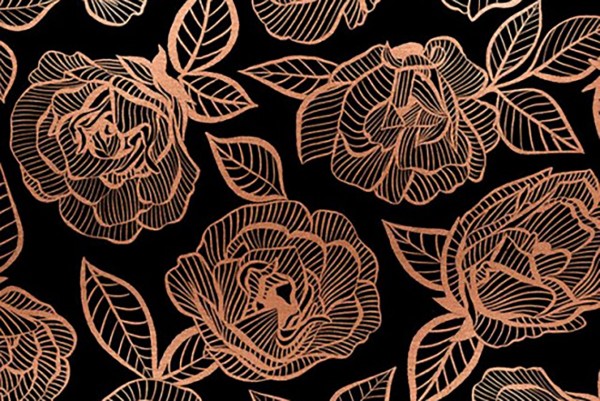 Ruby Star Society First Light Melody Miller Floral Lace Roses black copper