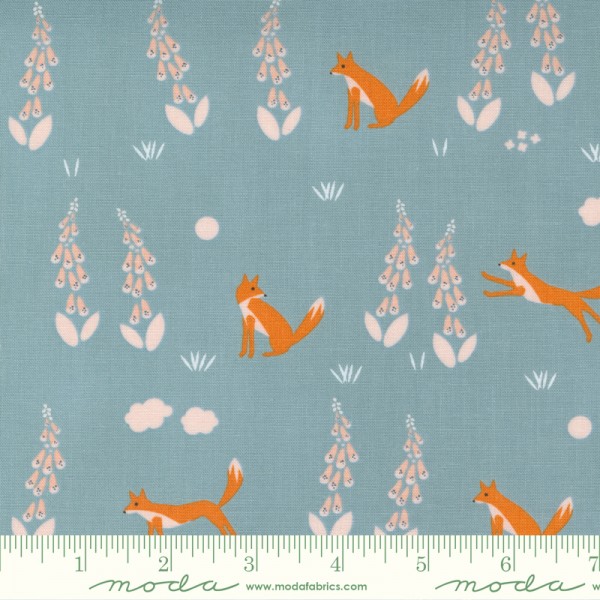 Aneely Hoey Meander Foxes denim