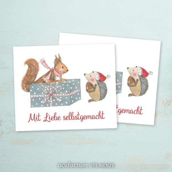 Acufactum Patch/Flicken Eichhörnchen und Igel