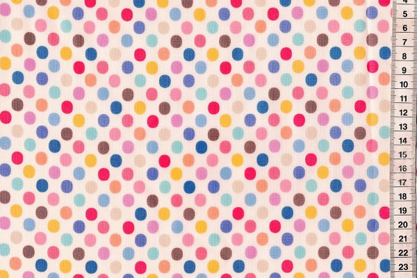 Tilda PlumGarden Plum Dot Dove White