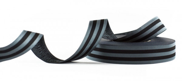 Stripes black Webband